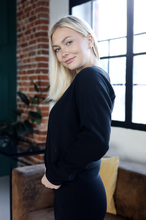   Damska Bluza Polarowa  MedLine  Premium Czarna