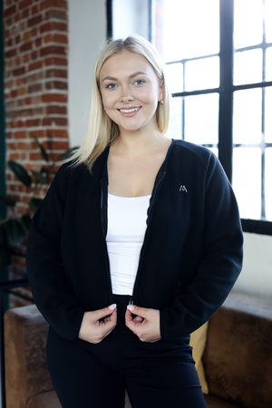   Damska Bluza Polarowa  MedLine  Premium Czarna