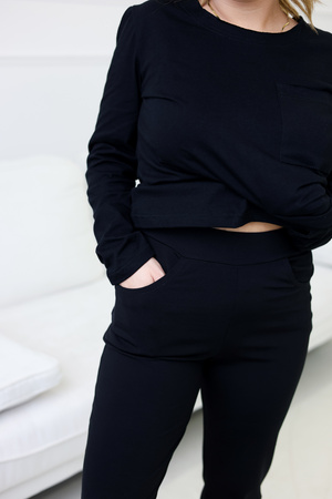 Spodnie Legginsowe  Premium Bawełna 