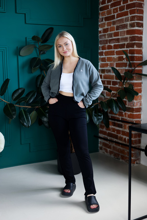 Spodnie Legginsowe  Premium Bawełna 