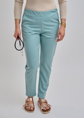 Komplet Medyczny Damski Scrubs Luxe Premium Blank Blue