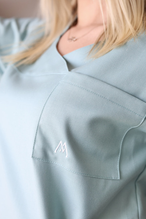Komplet Medyczny Damski Scrubs Pro  Premium  Miętowa  Rosa