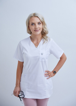 Bluza Medyczna Damska Z Krótkim Rękawem Mia