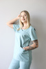 Komplet Medyczny Damski Scrubs Pro  Premium  Miętowa  Rosa