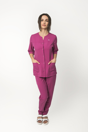 Komplet Medyczny Damski Klasyczny Premium rękaw 3/4