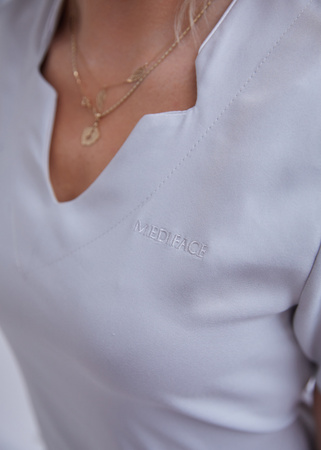 Długa Sukienka Medyczna Phenomenal Premium z Bawełny