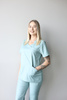 Komplet Medyczny Damski Scrubs Pro  Premium  Miętowa  Rosa