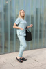 Komplet Medyczny Damski Scrubs Luxe Premium  Miętowa Rosa