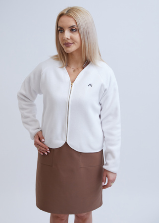   Damska Bluza Polarowa  MedLine  Premium Biała