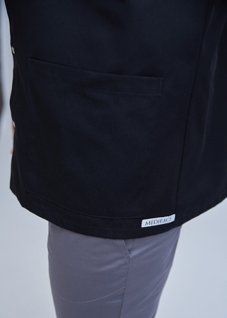 Bluza Medyczna Męska Krótki Rękaw Premium
