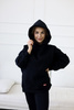 Bluza Mediface Cozy Hoodie – komfortowa bluza dresowa z kapturem    Bawełna  kolor Czarny