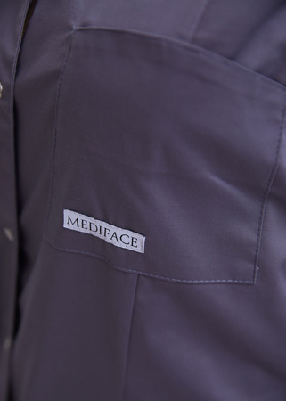 Rozpinana Bluza Medyczna Damska  Fuksja  Luisa