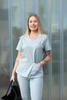 Komplet Medyczny Damski Scrubs Luxe Premium  Miętowa Rosa