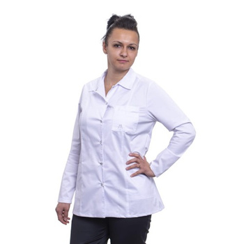 Żakiet Kosmetyczny Medyczny Damski Rozpinany Z Cyrkoniami