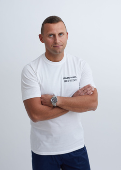 Koszulka Męska Z Bawełny Ratownik Medyczny