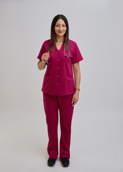 Komplet Medyczny Damski  Taliowany Premium 