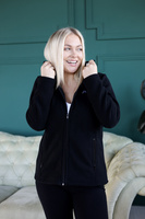 Damska bluza polarowa medyczna Premium  Czarna