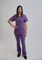 Komplet Medyczny Damski  Klasyczny  Premium Bawełna